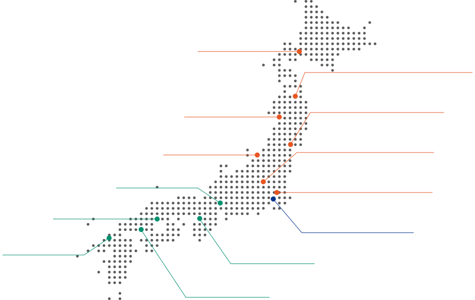 全国の拠点マップ